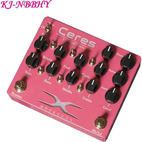 3-Channel Preamp Landing Pedals Single Block Effector Clean Rhythm SOLO Lead For Guitar KSR Ceres Artmis 100 ColossH100