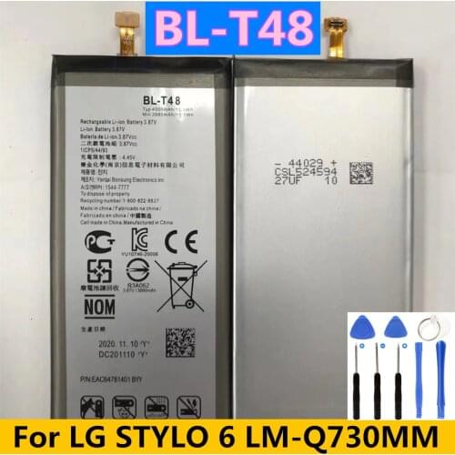 Original Battery For LG V60 V60ThinQ LMV600VM STYLO 6 LM-Q730MM K510 K51S LM-K410BMW LM-K5 G Flex 2 H950 H955 H959 LS996 US9951