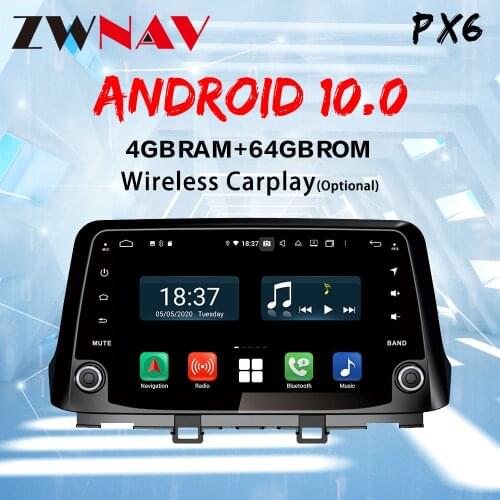 Android 10 PX6 DSP For Hyundai Encino Kona 2017 2018 2019 Car Multimedia Stereo Player No DVD Radio GPS Navigation Head unit