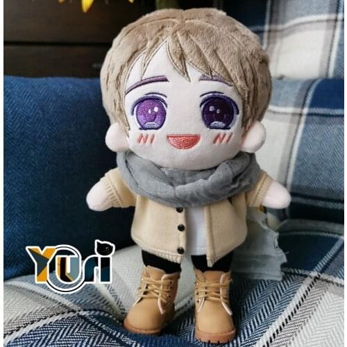 Anime APH Axis Powers Hetalia Ivan Braginsky 20cm Plush Doll Toy Animal Pajamas Clothes Outfit Gift C
