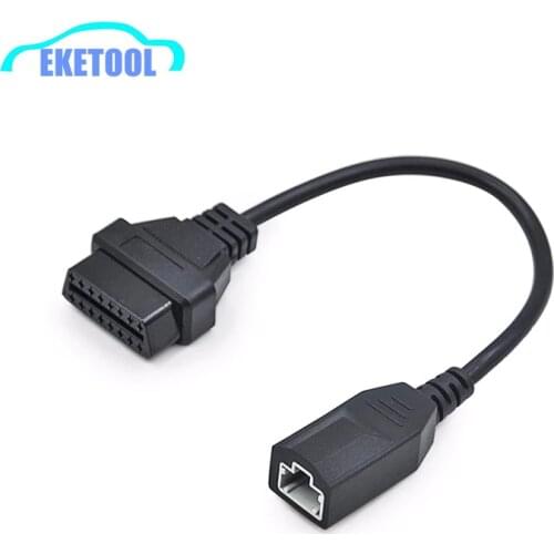Auto OBD2 Diagnostic Interface 3Pin to Female 16Pin For HDS Lead Cable For Honda 3Pin OBD OBDII Adapter For Honda Car