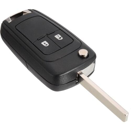 1pcs 2 Buttons Auto Folding Car Key Shell Remote Flip Key Fob Case Key Accessories For Opel Vauxhall Astra Insignia