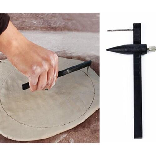 Compass Circle Cutter Compass Measure Ruler Caliper For Handcraft Pottery Clay Tool Cutter Clay Sculpture DIY Making Craft Tools