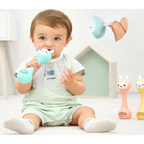 Baby Rattles 0-12 Months Baby Musical Hand Shaking Rattle Toy Funny Educational Mobiles Toys Gifts Early Development Toys