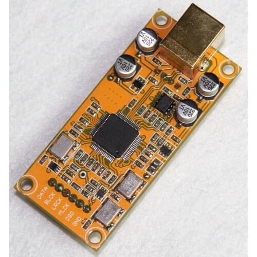 XMOS XU208 daughter card compatible with Italian Amanero USB IIS digital interface