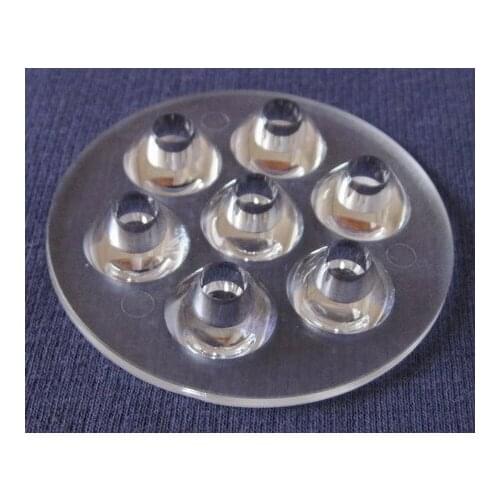 EX#7025-7P High quality LED Optical Lens 7P, Size: 70X10.21mm , Degree: 30 , PMMA materials, Clean surface