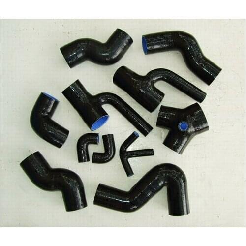 FOR Silicone Induction Intake Hose Audi S4 RS4 Biturbo A6 B5 2.7L Bi-Turbo BLACK