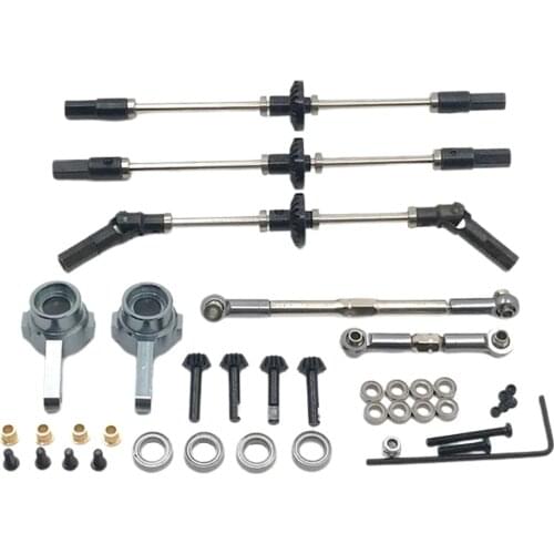 Exquisite CNC Upgrade Bridge Axle Shafts for WPL 1/16 RC Car Spare Parts