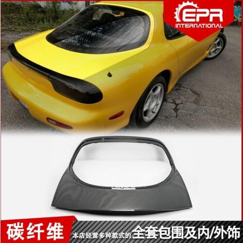Suit For Rx7 Mazda Fd3s Carbon Fiber Refitting the Original Replacement Tail , Rear and Luggage Cover