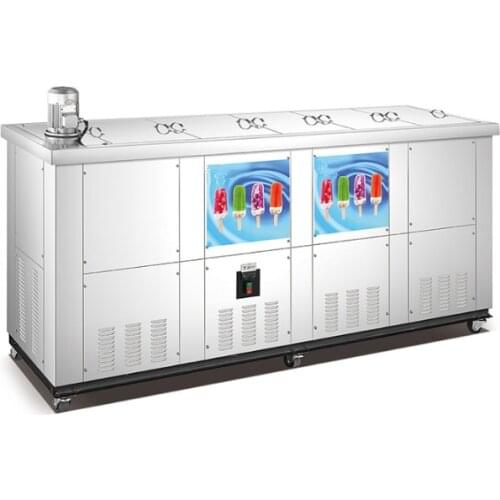 Best selling commercial 8 moulds ice lolly stick popsicle making machine