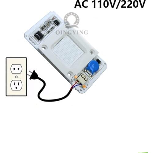 50W 110V 220V COB UV 395nm Ultra Violet Purple LED Light Hydroponice DOB AC LED COB