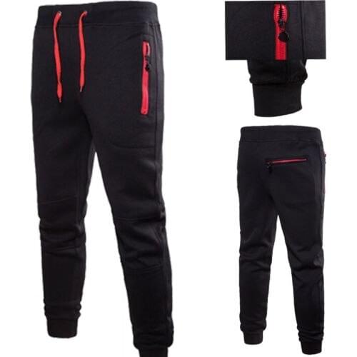 Men´s Sport Joggers Pant Hip Hop Jogging Fitness Casual Side Zipper Long Pant High Quality Trousers