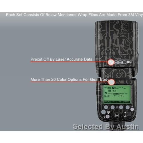 Decal Skin V860II For Godox V860II Skin Decal Protector Anti-scratch Wrap Cover Sticker