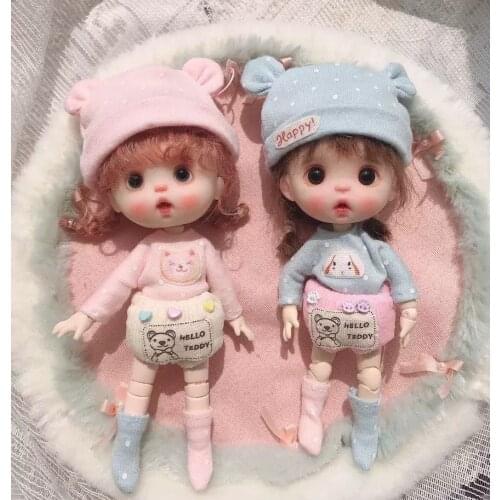 OB11 Clay doll Handmade customization dolls selling with clothes and wig