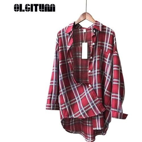 Женские классические рубашки OLGITUM China At AliExpress