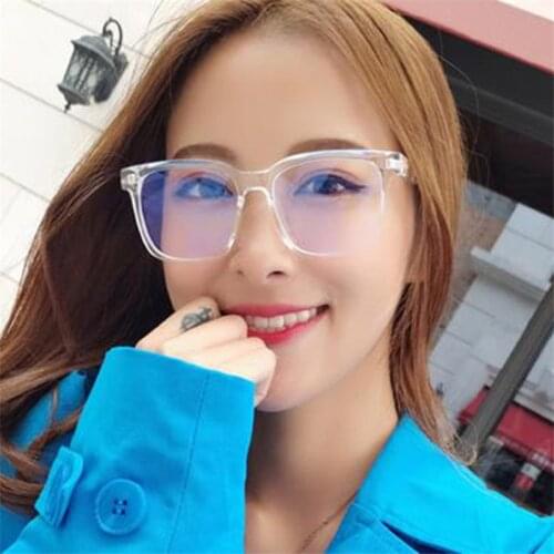 Anti Blue Light Eyewear Frame Women Retro Glasses Female Clear Lens Spectacles Vintage Eyepiece Men Shades