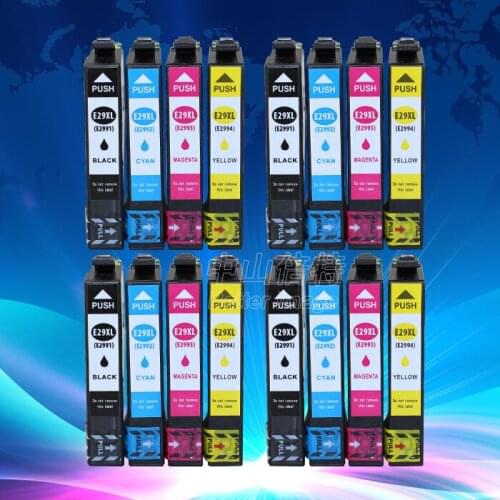 INK WAY Full set of t2991 t2992 t2993 t2994 ink cartridge, 4 sets 1 lot,16 pack ,mix order accepted