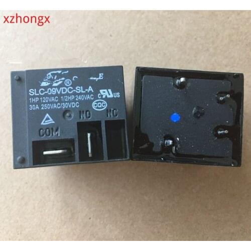 Relay SLC-09VDC-SL-A 9V 30A 4 pines T91 HF2100