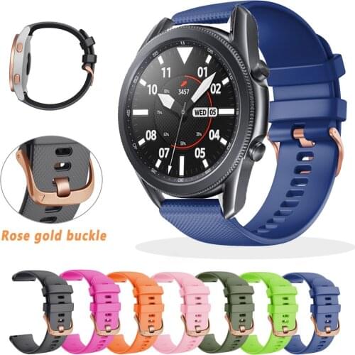 20mm Silicone wristband for Samsung Galaxy Watch 42mm Amazfit GTS 2/GTR 42mm Watch Strap for Samsung Galaxy Watch3 41mm bracelet