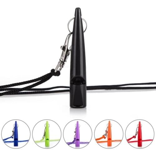 Dog Whistle To Stop Barking - Ultrasonic Patrol Sound With Rope Pet Dog Accessories Pet Dog Training Whistles 6 Colors 2019