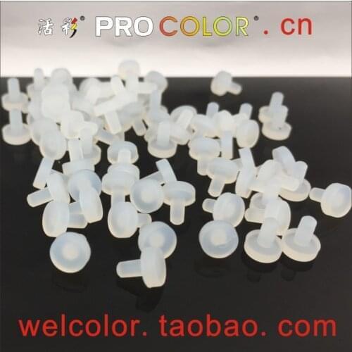 T-type Solid 2.35MM 2mm 2.0 2 5/64" MM hole seal sealing plug High Temp Soft Round rubber silicone plug stuffy head cover cap