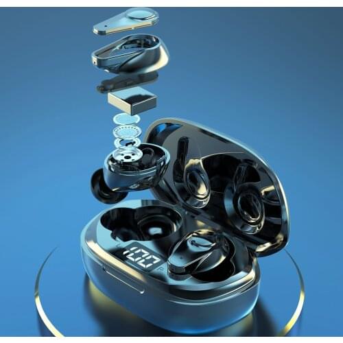 TWS Bluetooth Earphones In Ear HIFI Stereo Wireless Gaming Headphones LED Display Sports Waterproof Earbuds Gamer With Mic