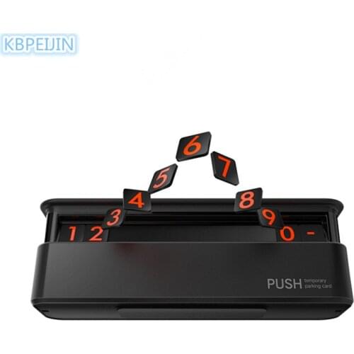 Upscale Drawer style Car Temporary Parking Card Aromatherapy 2 and 1 for Renault clio megane 2 3 captur logan kadjar accessories