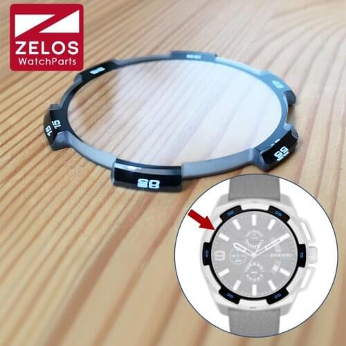 Tempered watchs' glass crystal for Die sel Heavyweight Stainless DZ4392 quartz watch