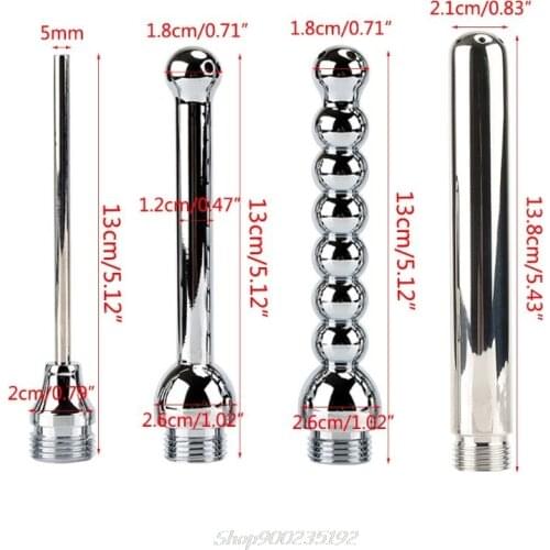 1Set Aluminum Anal Cleaning Enema Shower Bidet Anal Toilet Anus Clean Plug Kit Jy29 20 Dropship