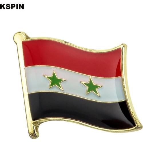 Syria flag pin lapel pin badge Brooch Icons 1PC KS-0196