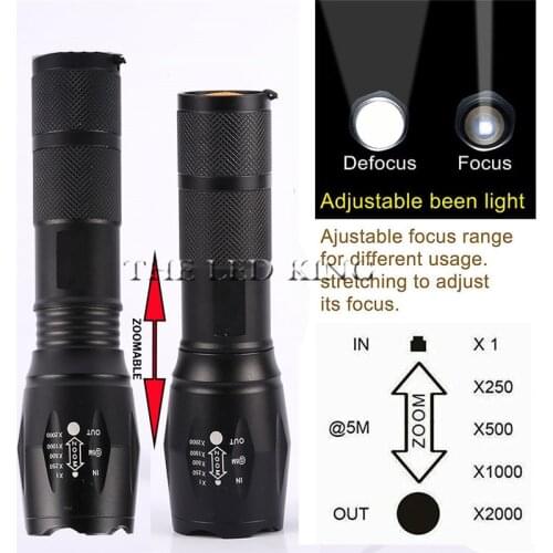 12000 LM Led Flashlight Ultra Bright torch T6/L2/V6 Flash light 5 switch Modes Zoomable Bike Light By 18650 Battery for Camping