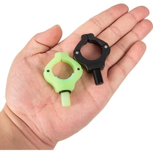 2Pcs/lot Luminous Fishing Rod Rest Carp Fishing Rod Rest Gripper for Rod Pod Holder with Magic Magnet Clip Fishing Accessories