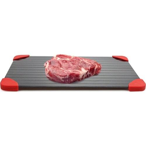 Individuality Aluminum Steak Frozen Food Meat Quick Thaw Board Kitchen Tools