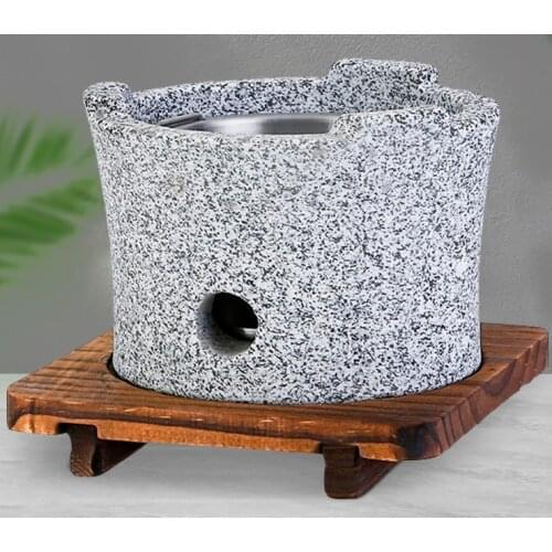 Stone charcoal barbecue grills mini classical tea cooking stove heating stove table BBQ 167