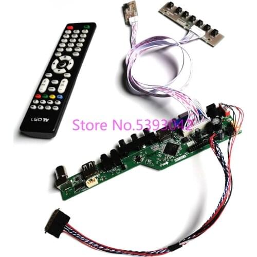 KIT for LP156WH2 (TL)(Q1)/(TL)(Q2)/(TL)(QA)/(TL)(QB) LCD panel Analog 1366*768 VGA USB AV 40Pin LVDS TV control drive board