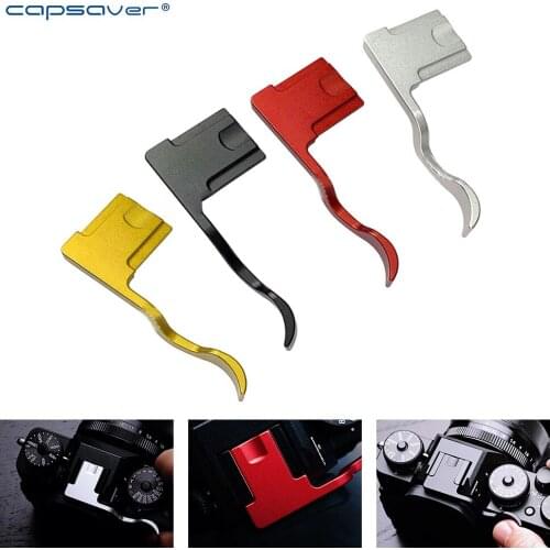 Capsaver Hot Shoe Cover Camera Finger Handle Mini Hand Grip Aluminum Alloy for Fuji X-T30 XT20 XT10 XT1/2/3 SLR Camera Photo