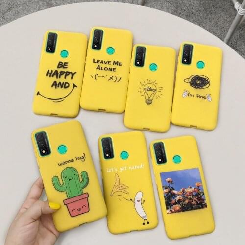 Cute Cactus Candy Case For Huawei P Smart 2020 2019 TPU Pattern Cover For Huawei P Smart Plus 2019 Soft Phone Fundas PSmart Case