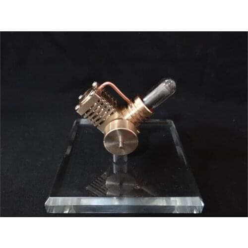 Mini Stirling engine external combustion engine handmade micro-generator steam engine