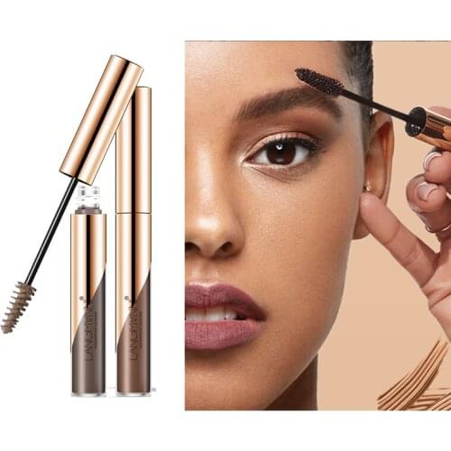 Natural Eyebrow Dyeing Pen Brows Tattoo Tint Waterproof Long-lasting Brows Makeup Black Brown Cosmetic Rich Color Beauty TSLM2