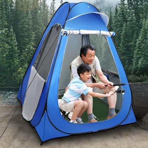 Portable Outdoor Shower Tent Waterproof Lightweight & Sturdy Easy Set Up Foldable Camp Toilet Rain Shelter For Camping Fishing
