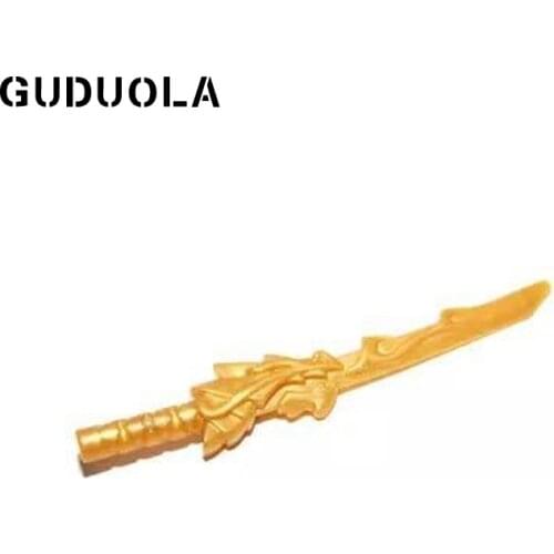 Guduola Special Bricks Weapon Dragon Sword 93055 MOC Building Block Education Toys Parts Accessories 25pcs/LOT