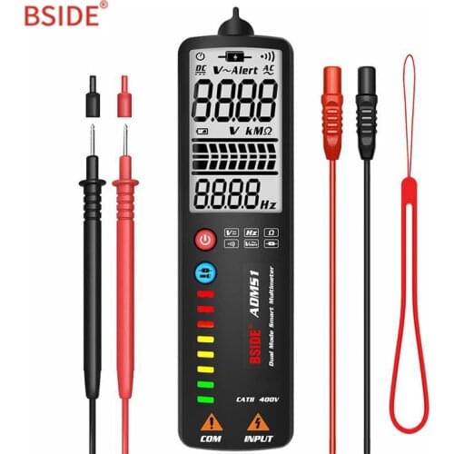 BSIDE Smart Digital Multimeter LCD/EBTN Display Concealed Wire Tester Voltmeter Voltage Detector Resistance Frequency