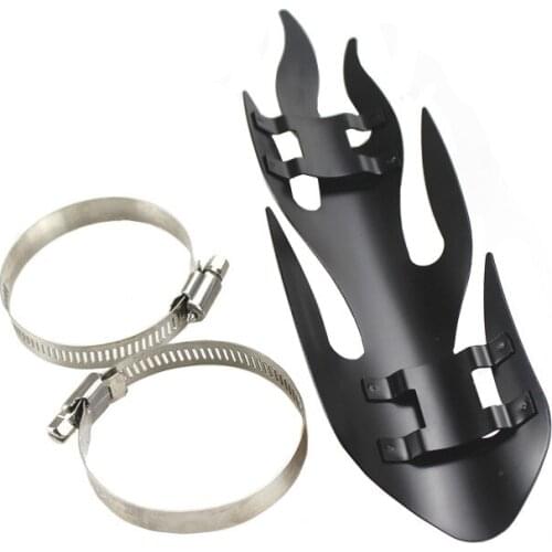 Universal Motorcycle Bike Exhaust Muffler Heat Shield Exhaust Pipe Cover Guard Custom Cafe Racer For Honda Yamaha