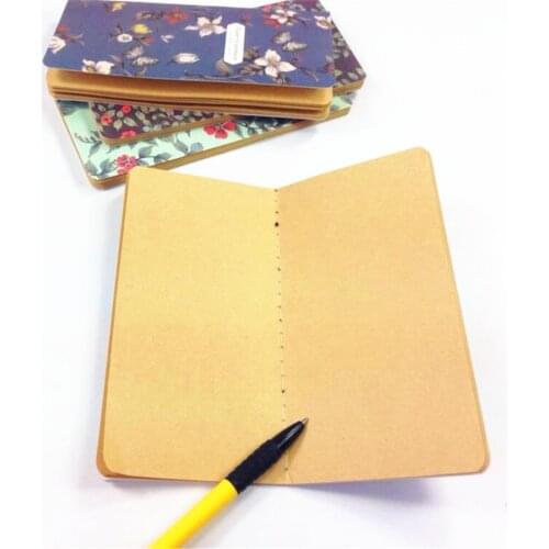 1pcs/lot vintage small floral series notebook pocket mini memo book diary notebook paper notepad scratch pad stitching binding