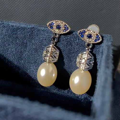 S925 sterling silver summer new devils eye earrings female personality luxury fashion retro design classic style holiday gift