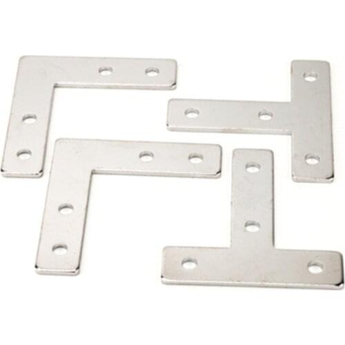 2020/3030/4040 T/L Shape Corner Connector Connecting Plate Joint Bracket for 2020/3030/4040 Aluminum Profile Durable