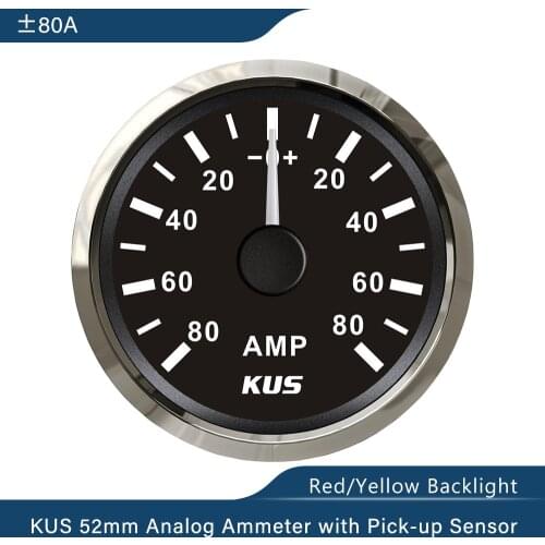 KUS 52mm Ampere Gauge Ammeter AMP Meter 150A With Current Sensor With Backlit