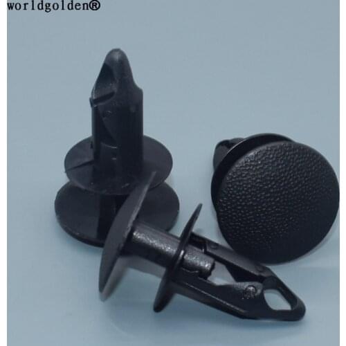 Worldgolden 100pcs auto fasteners Rear Bumper Cover Push-Type Retainer for GM 15153415