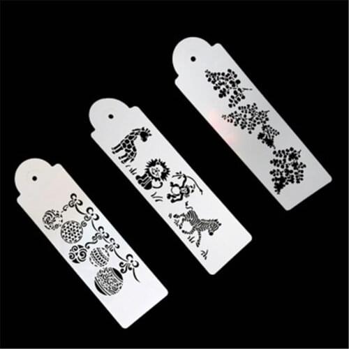 Animal mold shield DIY cake scrapbook stencils hollow Embellishments printing lace ruler Valentines Day
