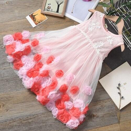 Baby Girls Summer Clothes Kids Tutu Birthday Princess Party Fancy Dress for Girls Children Bridesmaid Elegant Dress for Girl